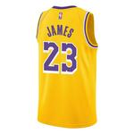 Nike Kids' Los Angeles Lakers LeBron James #23 Icon Edition Swingman Jersey - Thumbnail 4 of 5