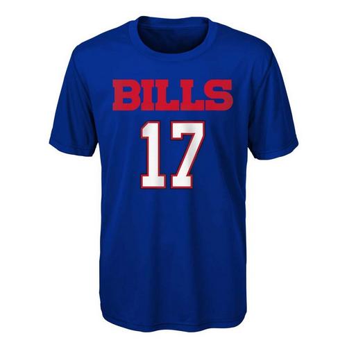 Genuine Stuff Kids' Buffalo Bills Josh Allen #17 Mainliner Name & Number T-Shirt - Primary Image