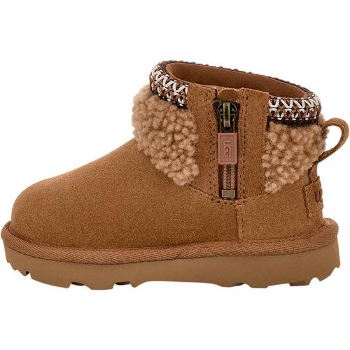 Toddler UGG Classic Ultra Mini Maxi Curly Boots - Primary Image