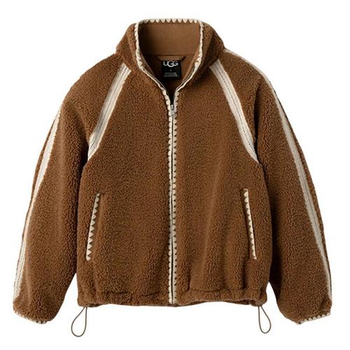 Women's UGG Nikia Crochet Uggfluff Sherpa Jacket - Primary Image