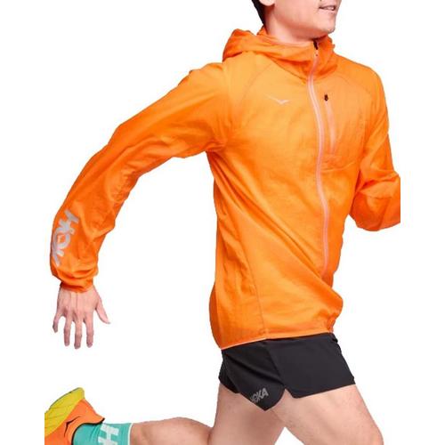 Men's HOKA SkyFlow Viz Hooded Windbreaker - Primary Image