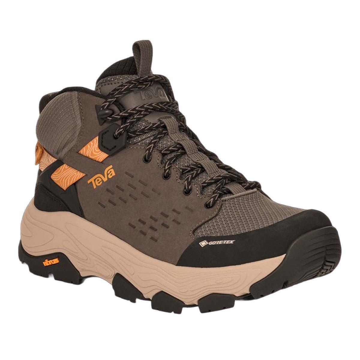 TEVA Men's Grandview Max GTX Hiking Boot in Grey, Size 10.5