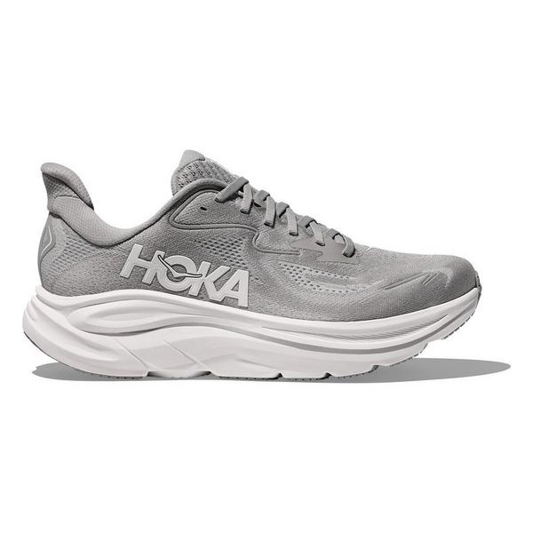 Men's HOKA Clifton Running Shoes 10 Extra Wide Stellar Grey/Stardust