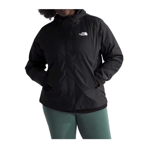 Women's The North Face Antora Rain Jacket 1X Plus Size TNF Black-NPF