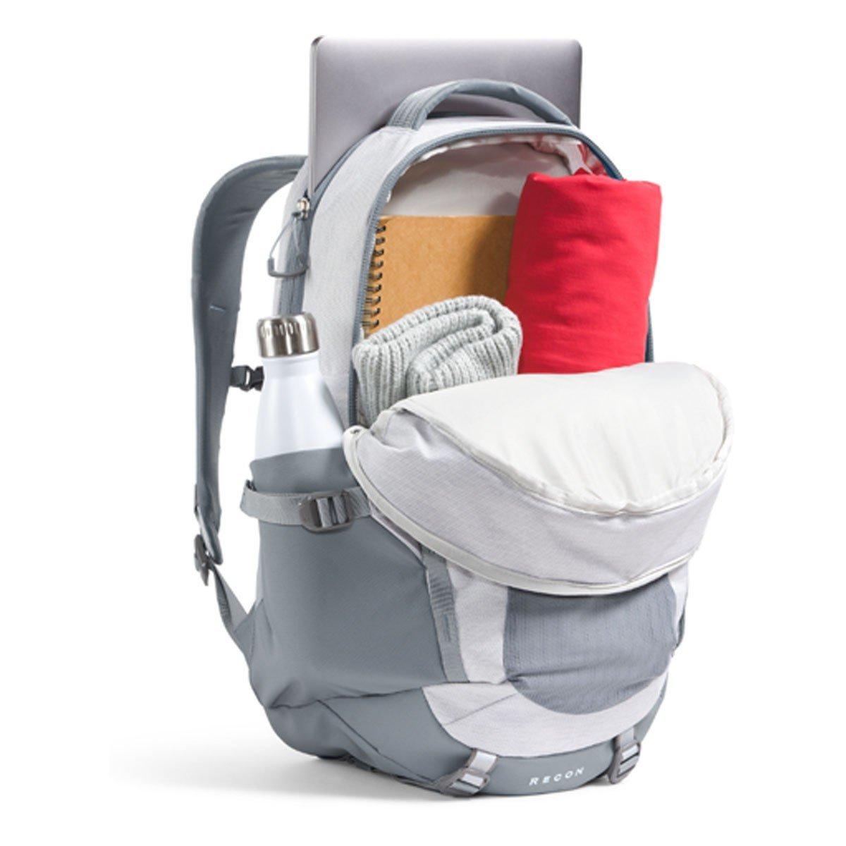 grey north face recon backpack The Women's The North Face Recon Backpack efficiently holds all your gear and keeps you organized whether youre using it to store goods that make you smarter The North Face Recon Backpack