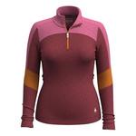 Women's Smartwool Classic Thermal Merino Colorblock Long Sleeve 1/4 Zip Base Layer - Thumbnail 2 of 2