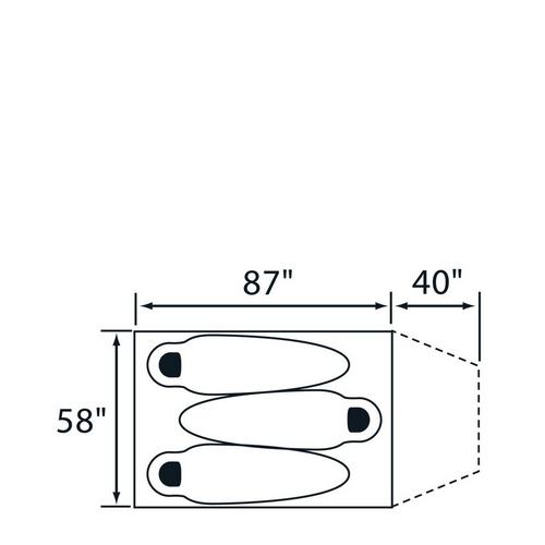 The North Face Assault FUTURELIGHT 3-Person Backpacking Tent - Primary Image