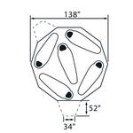 The North Face Dome 5 Person Tent - Thumbnail 6 of 7