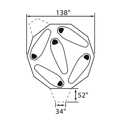 The North Face Dome 5 Person Tent - Primary Image