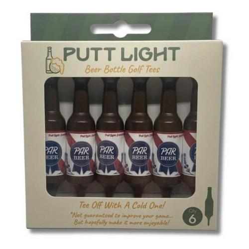 Putt Light Beer Bottle Golf Tees - Primary Image