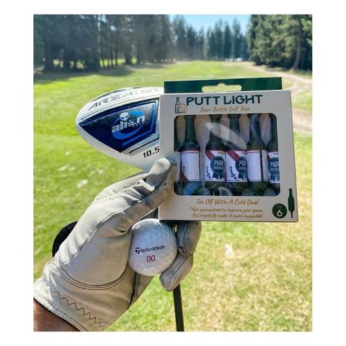 Putt Light Beer Bottle Golf Tees - Primary Image