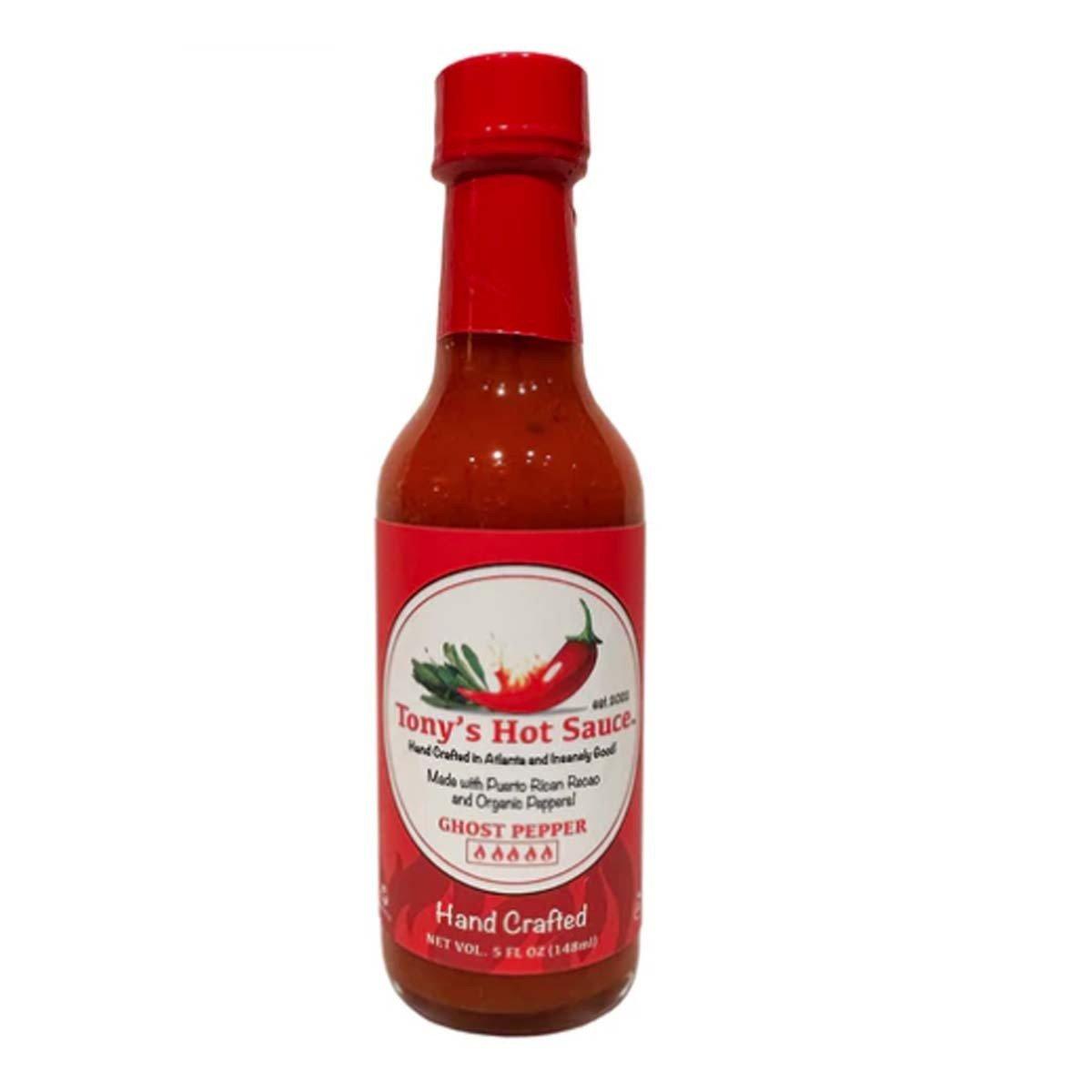 Tony's Handcrafted Ghost Pepper Hot Sauce - TONYS HOT SAUCE