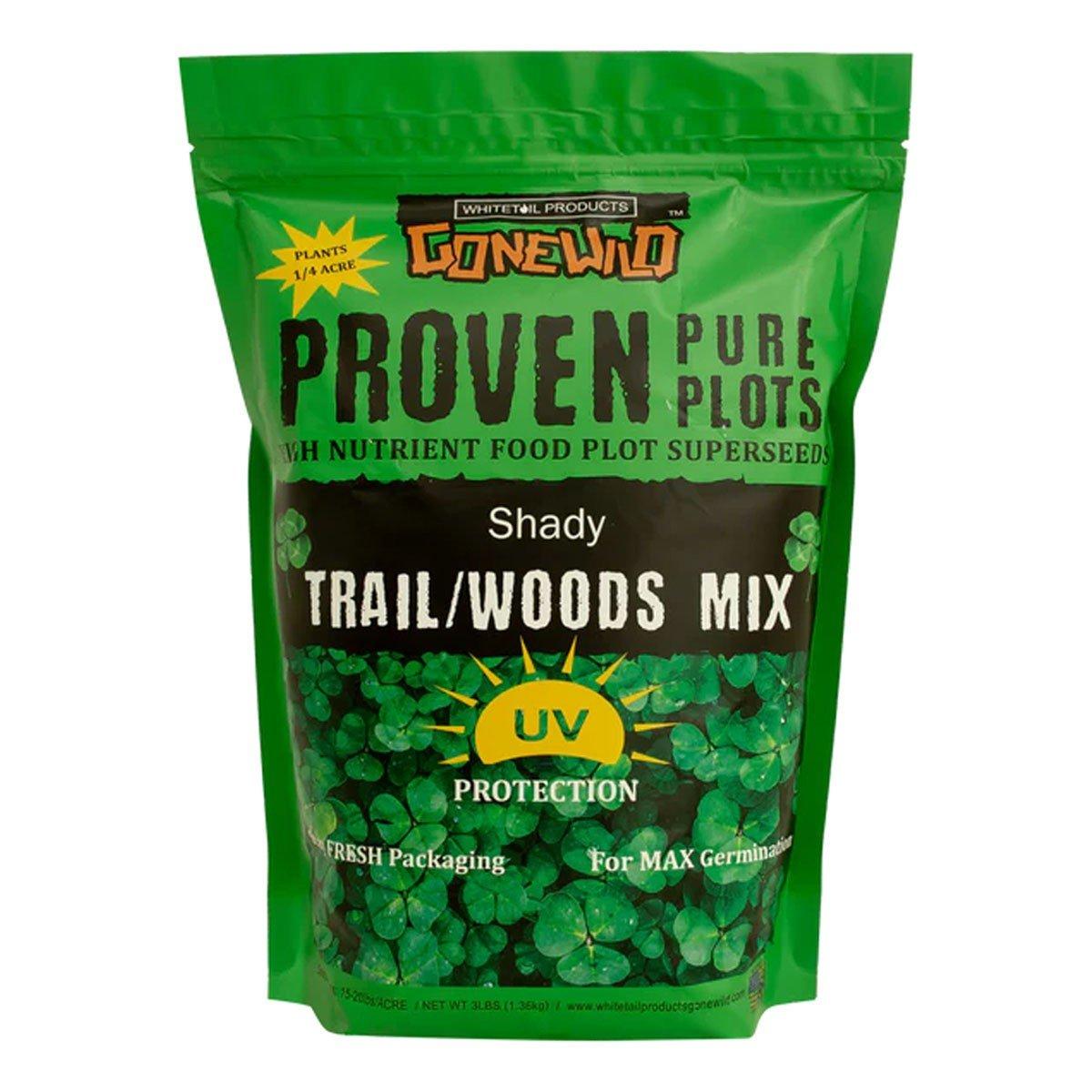 Whitetail Products Gone Wild Shady Trail/Wood Food Plot Mix - Whitetail Products Gone Wild