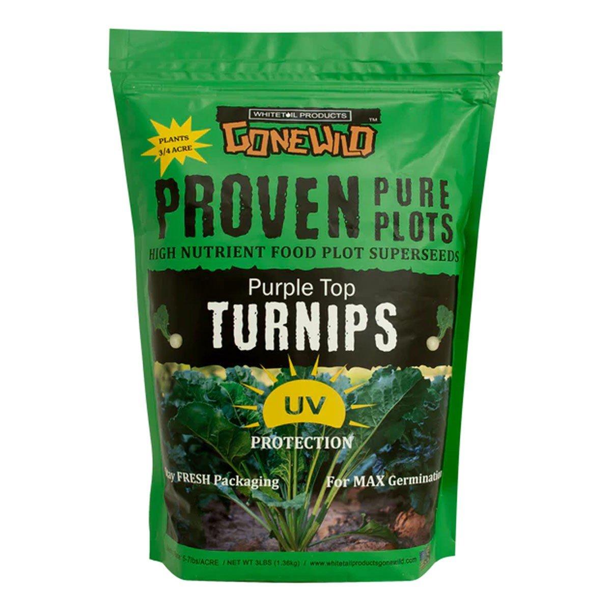 Whitetail Products Gone Wild Turnips Food Plot Seed - Whitetail Products Gone Wild
