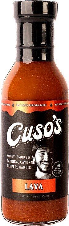Cuso's Lava Hot Honey Buffalo Sauce - Cuso Cuts