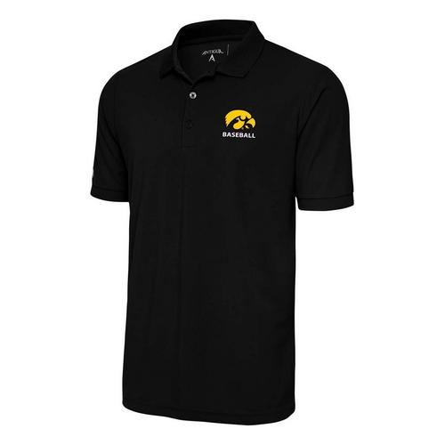 Antigua Iowa Hawkeyes Baseball Legacy Pique Polo - Primary Image