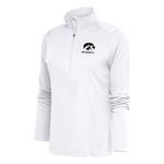 Antigua Women's Iowa Hawkeyes Baseball Tribute Long Sleeve 1/4 Zip - Thumbnail 1 of 2