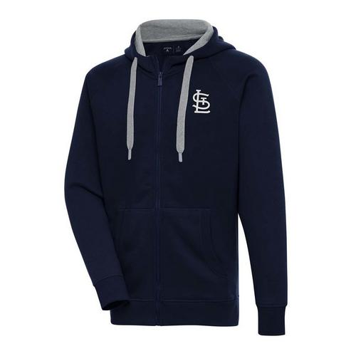 Antigua St. Louis Cardinals Brushed Metallic Victory Full Zip - Primary Image
