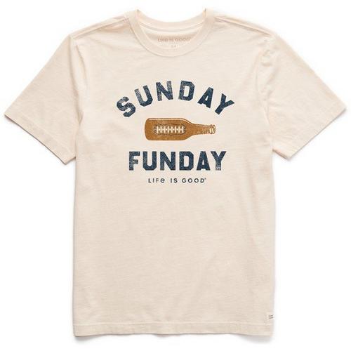 Men's Life is Good Footbeer Crusher T-Shirt - Primary Image