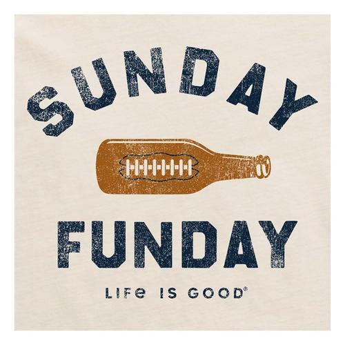 Men's Life is Good Footbeer Crusher T-Shirt - Primary Image