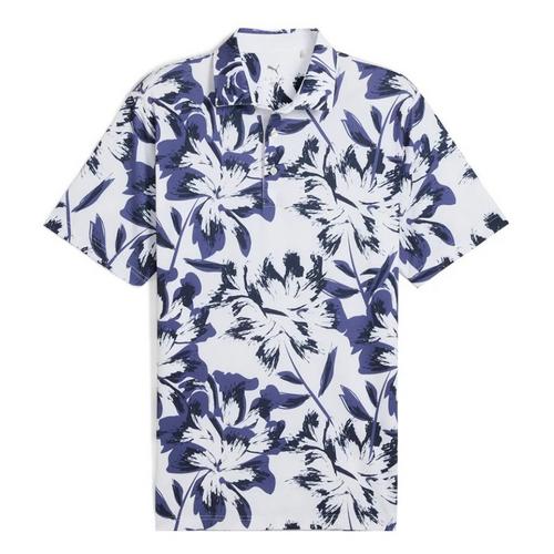 Men's Puma MATTR Broken Flower Polo - Primary Image