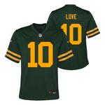 Nike Kids' Green Bay Packers Jordan Love #10 1923 Classic Alternate Jersey - Thumbnail 1 of 3