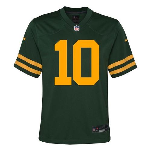 Nike Kids' Green Bay Packers Jordan Love #10 1923 Classic Alternate Jersey - Primary Image