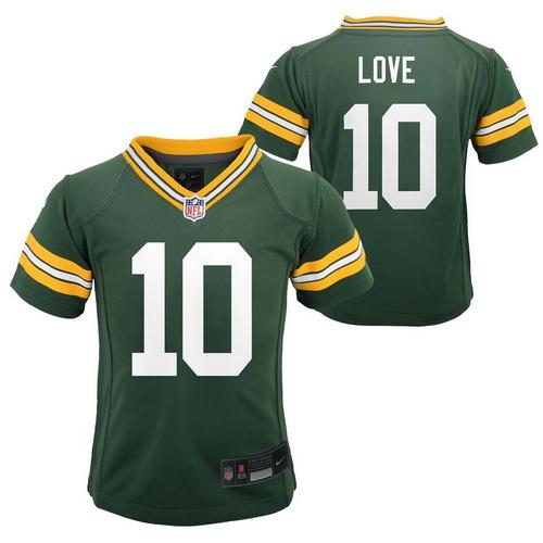 Nike Toddler Green Bay Packers Jordan Love #10 Game Jersey - Primary Image