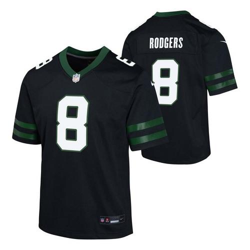 Nike Kids' New York Jets Aaron Rodgers #8 Alternate Jersey - Primary Image