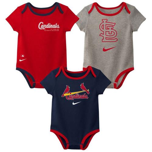 Nike Baby St. Louis Cardinals Fan 3 Piece Onesie Set - Primary Image