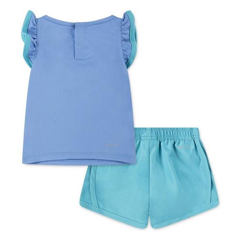 Baby Girls' Nike Flow-Ral Tempo T-Shirt and Shorts Set - Primary Image