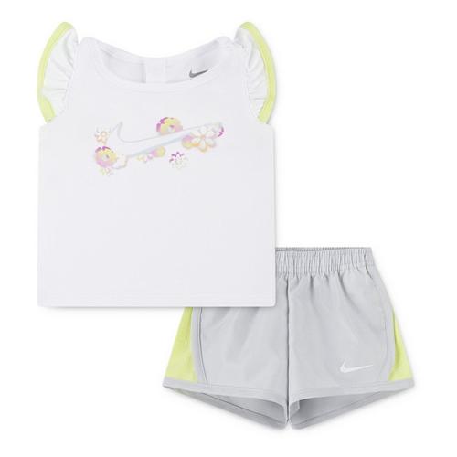 Baby Girls' Nike Flow-Ral Tempo T-Shirt and Shorts Set - Primary Image