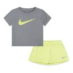 Toddler Girls' Nike Swoosh Motion Mesh Scooter T-Shirt and Shorts Set - Thumbnail 1 of 4