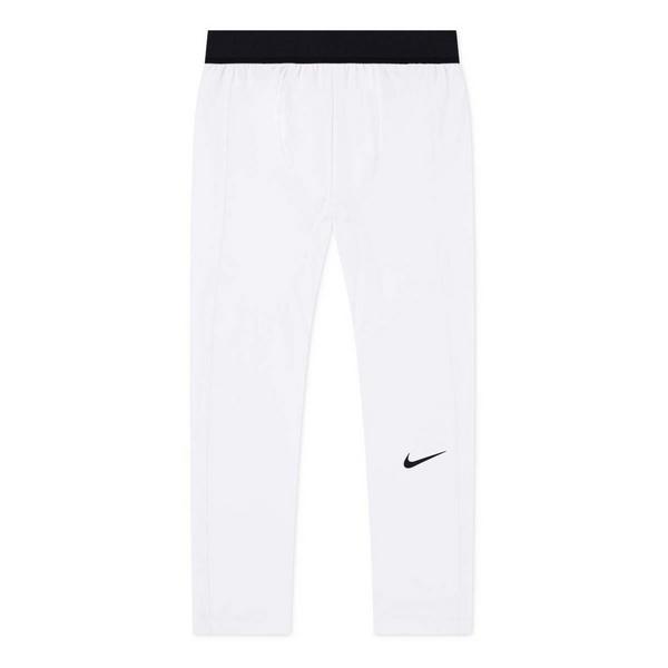 Boys' Nike Pro Dri-FIT Tights 6 White