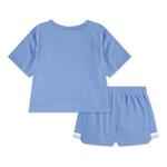 Girls' Nike "Let's Roll" Towel Terry T-Shirt and Shorts Set - Thumbnail 2 of 4