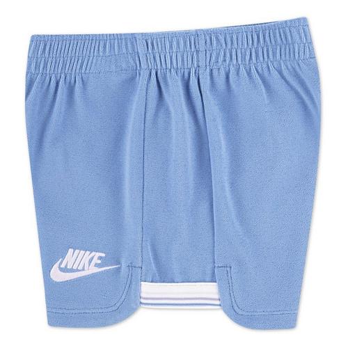 Girls' Nike "Let's Roll" Towel Terry T-Shirt and Shorts Set - Primary Image