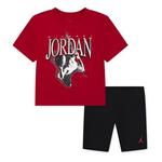 Girls' Jordan Retro 1984 Bike T-Shirt and Shorts Set - Thumbnail 1 of 4