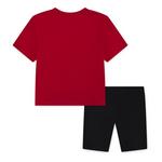Girls' Jordan Retro 1984 Bike T-Shirt and Shorts Set - Thumbnail 2 of 4