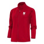 Antigua Women's Nebraska Cornhuskers Mom Generation Full Zip Top - Thumbnail 1 of 2