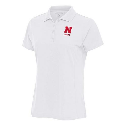 Antigua Women's Nebraska Cornhuskers Mom Legacy Pique Polo - Primary Image