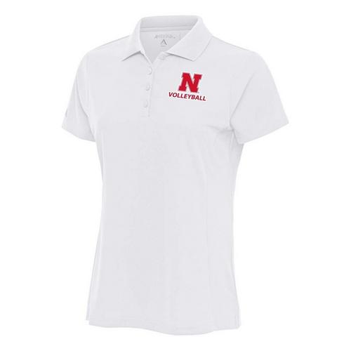 Antigua Women's Nebraska Cornhuskers Volleyball Legacy Pique Polo - Primary Image