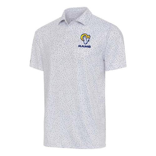 Antigua Los Angeles Rams Text Motion Polo - Primary Image