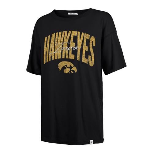 47 Brand Women's Iowa Hawkeyes Muse Sadie T-Shirt - Primary Image