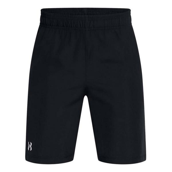 Boys' Under Armour Woven Shorts Small Black/White