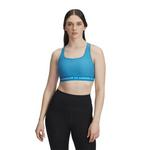 Women's Under Armour Heather Mid Crossback Sports Bra - Thumbnail 3 of 6