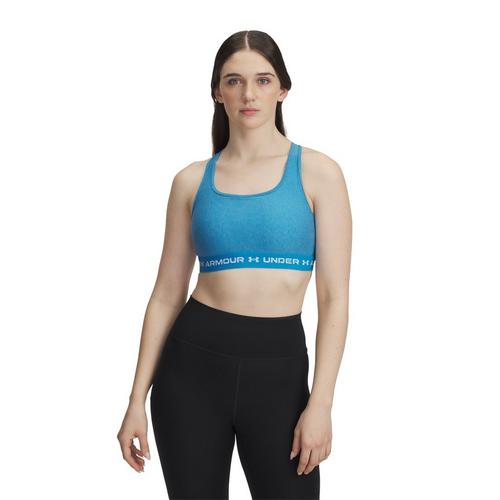 Women's Under Armour Heather Mid Crossback Sports Bra - Primary Image