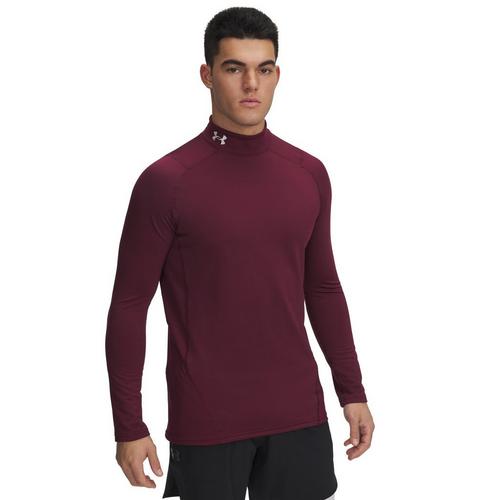 Men's Under Armour ColdGear Fitted Long Sleeve Mock Neck Base Layer - Primary Image