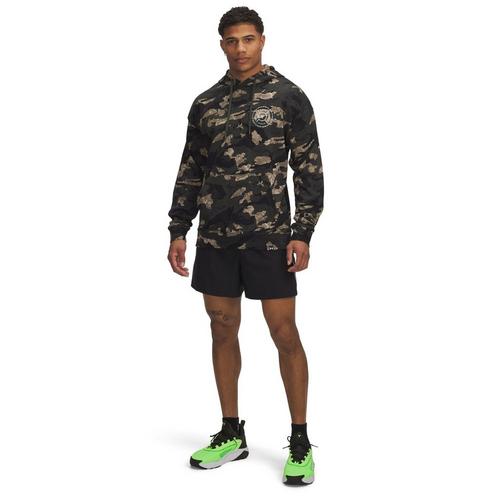 Men's Under Armour Project Rock Terry Printed Hoodie - Primary Image