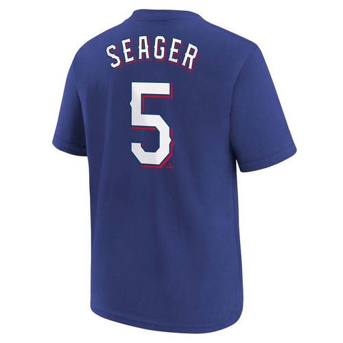 Nike Kids' Texas Rangers Corey Seager #5 Home Name & Number T-Shirt - Primary Image