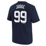 Nike Kids' New York Yankees Aaron Judge #99 Home Name & Number T-Shirt - Thumbnail 1 of 2